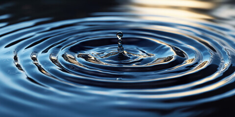 Wall Mural - 

Captivating Patterns in Gently Flowing Water Ripples
