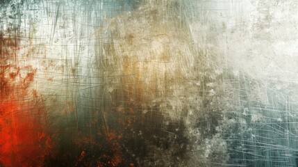Wall Mural - a grunge texture background with a variety of scratches and marks.