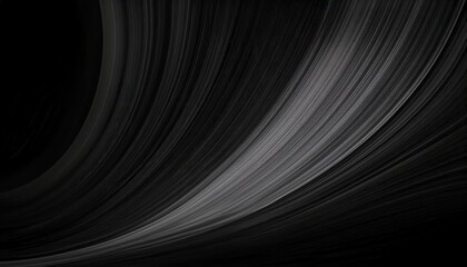 Aufkleber - abstract black flowing lines with subtle silver streaks, futuristic digital wave pattern, perfect for background and design