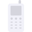 © Kiss - Retro Mobile Phone Simple Vector for Vintage Tech Design Projects