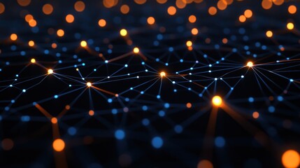 Abstract Digital Network Connections