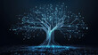 ©  Creative Vault - A conceptual image of AI as an organic digital tree, its branches forming new paths.