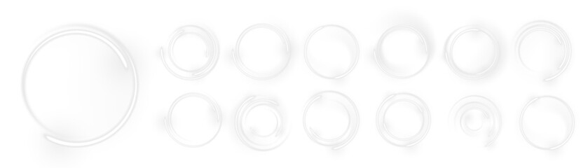 Wall Mural - png circle with neon line creating a circular frame and round portal. an abstract background featuri