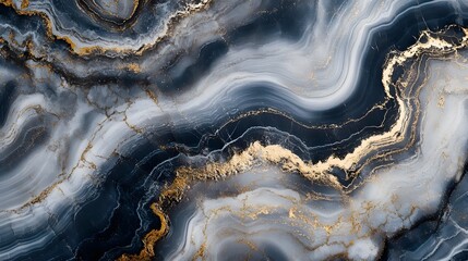 Fototapete - Mesmerizing Agate Geological Fractal Abstract with Vibrant Rainbow Colors and Dynamic Symmetry  Elegant and luxurious natural mineral texture with glowing radiant