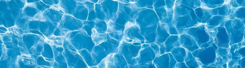 Poster - Tranquil Ripples of Blue Water   Peaceful Natural Aquatic Background with Reflective Surface and Soothing Wavy Patterns  Calming and Relaxing Scenery for Wellness Relaxation