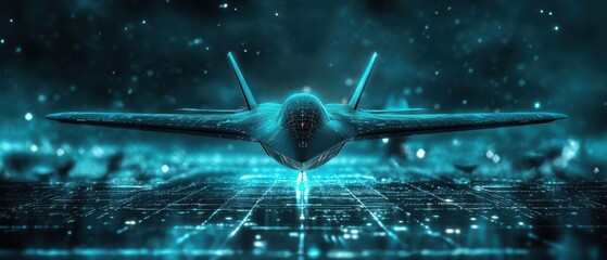 Ultrasensitive quantum radar detecting stealth aircraft, futuristic military technology