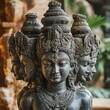 © Антон Федченко - Hindu-inspired deity with multiple heads, each depicting a different aspect of cosmic wisdom