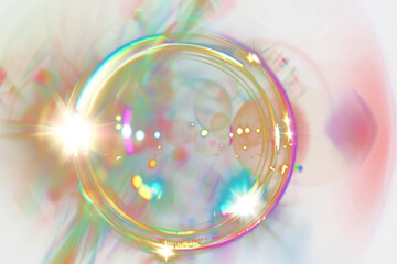 Wall Mural - png holographic lens flare background pattern light.