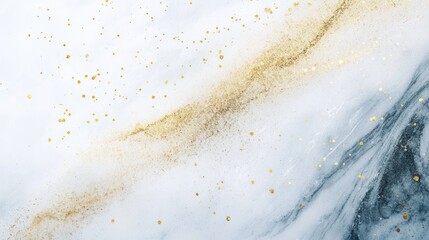 Aufkleber - Unique luxury marble texture with golden accents and subtle dust creating an elegant atmosphere for premium interiors