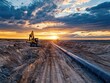 © Alexandr - Construction Vehicle on Dirt Road