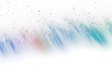 Canvas Print - png aurora light border effect background night space.