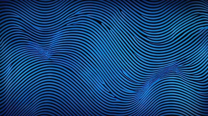 Wall Mural - abstract blue wavy lines forming hills on a black background for website banners and advertising