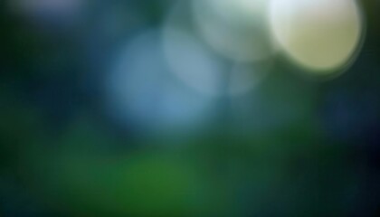 Aufkleber - soft focus abstract nature background with green and blue bokeh, dreamy blurred lights, perfect for background, web design, and creative projects

