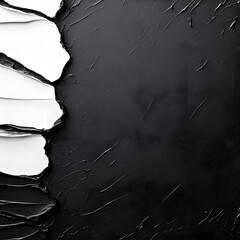 Wall Mural - Striking black and white background with modern gray texture providing a sophisticated canvas for creative projects