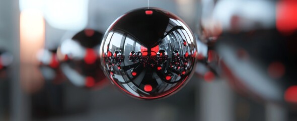 Three-dimensional visualization of an abstract digital technology concept