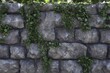 © Tho in your picture - Ancient Stone Wall adorned with cascading greenery for captivating backdrops