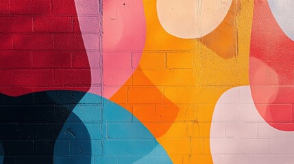 colorful mural on a wall featuring a fire hydrant in the foreground.