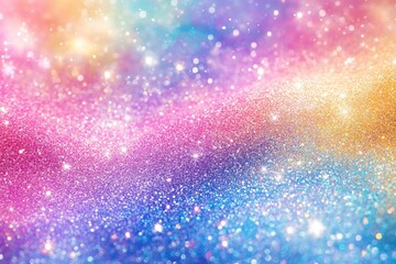 Wall Mural - rainbow glitter abstract background (1)