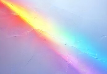 Aufkleber - Vibrant abstract background with rainbow hues blending through cracked surfaces creating a dreamy effect : Generative AI