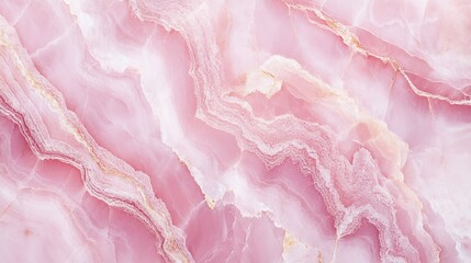 Poster - Beautiful pink marble background showcasing elegant and luxurious natural stone patterns intricately designed : Generative AI