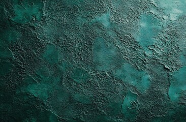 Leinwandbilder - Textured teal surface with abstract patterns suitable for backgrounds in design projects : Generative AI