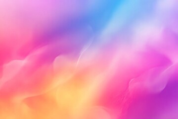 Poster - Soft pastel gradient background with waves of colors creating a serene and calming atmosphere : Generative AI