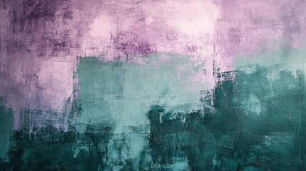 Wall Mural - an abstract painting features textured layers of multiple colors