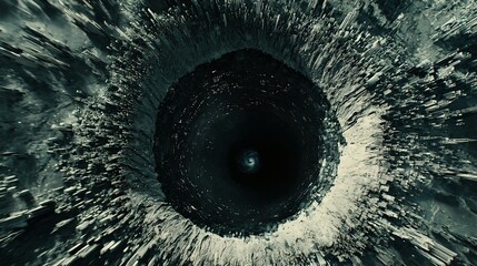 Wall Mural - dark, swirling vortex; cosmic tunnel; abstract background; science fiction