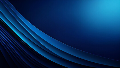 Wall Mural - dark blue gradient background with light effect abstract elegant horizontal background modern blue b