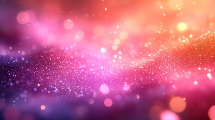 Wall Mural - Abstract background of a glowing sparkling shimmering colorful space