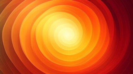 Wall Mural - concentric circular layers of warm color tones forming a spiral
