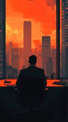 Wall Mural - the man is wearing a suit and tie