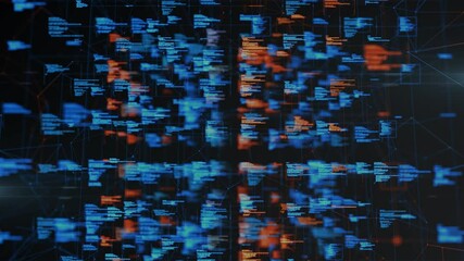Wall Mural - network architecture cloud computing next-gen connectivity technology