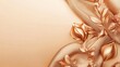 © 9BEi - Elegant Cream Roses and Pearls Luxurious Wedding Background