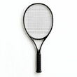 © Maliwan - Black Tennis Racket Isolated on White Background for Sports Use