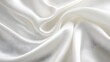 © Mr image - Ethereal Silk Drapery: Delicately sculpted white silk fabric, its subtle sheen hinting at luxuriousness, gracefully drapes in elegant folds, offering a sense of movement and softness.