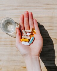 Poster - Holistic Wellness Ritual Personalized Nutrient Support with Adaptive Supplements - Minimalist Daily Health Optimization for Modern Consumers