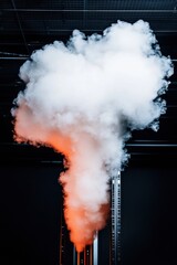 Aufkleber - Cybersecurity Vapor Dynamics Immersive Cloud Infrastructure Visualization with Atmospheric Data Flow - Next-Gen Digital Protection Aesthetic