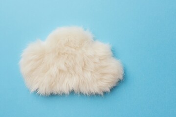 Aufkleber - Soft Cloud Computing Tactile Digital Comfort Meets Next-Gen Cybersecurity with Plush Texture Innovation - Innovative Tech Visualization