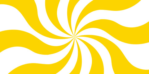 Fototapete - Abstract sunshine pattern vector background. Sun rays sunburst backdrop. Retro vintage burst sunrise sunbeam element with spiral striped pattern. Spiral radial striped backdrop design.