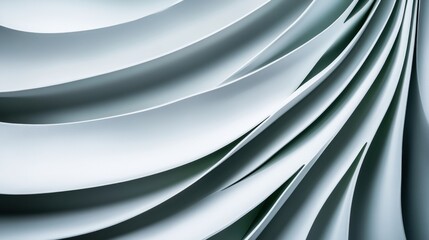Poster - Fluid Minimalism Elegant Metallic Silver Curves Exploring Digital Design Aesthetics - Contemporary Abstract Texture for Innovative Branding and Visual Communication