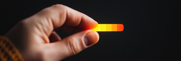 Leinwandbilder - Immersive UI/UX Design Tactile Digital Interaction Showcasing Gradient Color Spectrum for Next-Gen User Experience and Intuitive Technology Interfaces