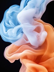 Poster - Fluid Gradient Dreamscape Ethereal Color Meditation Visualization for Digital Wellness, Emotional Intelligence and Mindful Tech Innovation