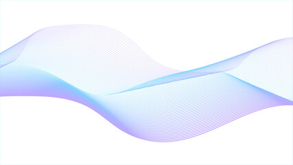 Wall Mural - color abstract waves background. abstract colorful smoke wave on white background, vector design ele