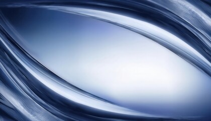 Fototapete - elegant blue and white abstract wave background with smooth flowing curves for modern designs, presentation, and wallpaper

