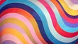 © Arthur - vibrant abstract wave pattern with colorful curved lines in a modern fluid design for wall art, background, and decor