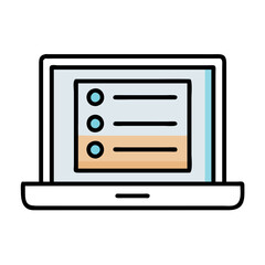 laptop screen displaying task list