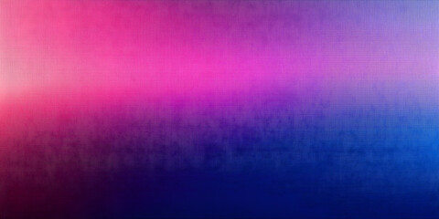 Wall Mural - grainy gradient background of purple, blue and pink colors. noise texture. abstract purple blue pink