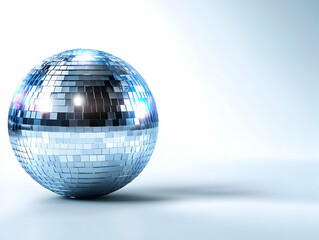 Canvas Print - a sparkling disco ball reflecting colorful lights in a vibrant atmosphere, perfect for creating a li