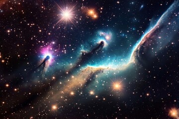 Wall Mural - High Definition Space Imagery: Universe Unveiled